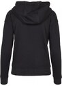 URBAN CLASSICS Ladies Classic Zip Hoody - black