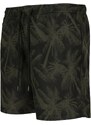 Pánské koupací šortky Urban Classics Pattern Swim Shorts - palm/olive