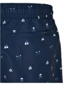 Pánské koupací šortky Urban Classics Pattern Swim Shorts - skullandyacht aop