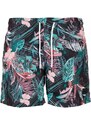 Pánské koupací šortky Urban Classics Pattern Swim Shorts - dark flower aop