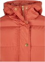 Dámská zimní bunda Urban Classics Ladies Hooded Puffer Jacket - cihlově červená