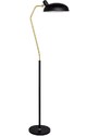Černo zlatá kovová stojací lampa Bloomingville Roseanna 150 cm