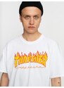 Thrasher Flame Logo (white)bílá