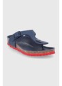 Dětské žabky Birkenstock tmavomodrá barva