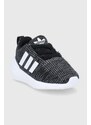 Dětské boty adidas Originals Swift Run 22 GW8184 černá barva
