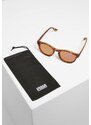 URBAN CLASSICS Sunglasses Sunrise UC - brown leo/rosé