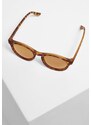 URBAN CLASSICS Sunglasses Sunrise UC - brown leo/rosé