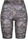 URBAN CLASSICS Ladies High Waist Camo Tech Cycle Shorts - dark digital camo