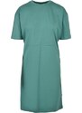 URBAN CLASSICS Ladies Organic Oversized Slit Tee Dress - paleleaf