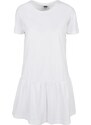 URBAN CLASSICS Ladies Valance Tee Dress - white