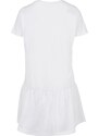 URBAN CLASSICS Ladies Valance Tee Dress - white