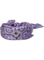 URBAN CLASSICS Satin Bandana 2-Pack - lavender/asphalt