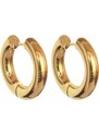 ORNAMENTI Pozlacené náušnice Medium Hoops gold