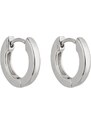 ORNAMENTI Náušnice Small Flat Hoops silver