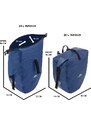 DUTCH MOUNTAINS Taška na kolo Bicycle Bag Single Rear Blue