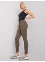 BASIC KHAKI DÁMSKÉ SKINNY KALHOTY -KHAKI