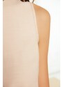 Trendyol Pink Woven Sleeveless Linen Look Blouse