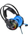 Herní sluchátka s mikrofonem - Hoco, W105 Joyful Blue