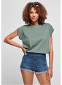 UC Ladies Dámské tričko s prodlouženým ramenem ve světle listové barvě