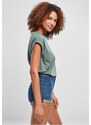 UC Ladies Dámské tričko s prodlouženým ramenem ve světle listové barvě