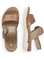 RIEKER Dámské sandály REMONTE R6853-90 hnědá