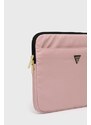 Obal na notebook Guess růžová barva