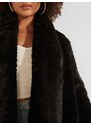 Černá dámská bunda z umělého kožíšku Guess Rebecca - Dámské
