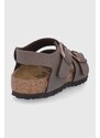 Dětské sandály Birkenstock hnědá barva