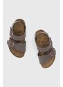 Dětské sandály Birkenstock hnědá barva