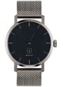 Take a shot Dřevěné hodinky Titan Watch kovovým s řemínkem