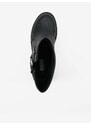 Černé dámské kotníkové boty s ozdobnými pásky Guess - Dámské