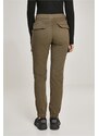 URBAN CLASSICS Ladies High Waist Cargo Pants - olive