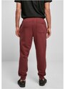 Pánské tepláky Urban Classics Basic Sweatpants - vínově čevené