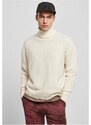 Pánský svetr Urban Classics Oversized Roll Neck Sweater - bílý