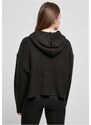 URBAN CLASSICS Ladies Oversized Hoody Sweater - black