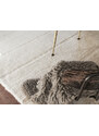 Lorena Canals koberce Vlněný koberec Woolly - Sheep Grey - 75x110 tvar kožešiny cm