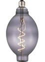 Kouřově šedá dekorativní žárovka Halo Design COLORS Mini Bubbles E27 4W