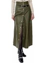Zelená kožená sukně - SONIA RYKIEL