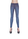 Bas Bleu Women's AVRIL denim pants hand-wiped with stitching