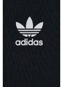 Legíny adidas Originals HD2350 dámské, černá barva, hladké, HD2350-BLACK