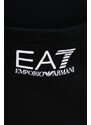 Kalhoty EA7 Emporio Armani pánské, černá barva, s potiskem