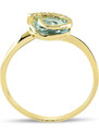 Lillian Vassago Zlatý prsten s modrým topazem LLV22-GR041YBT