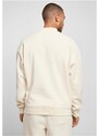 URBAN CLASSICS Mock Neck Crew - whitesand