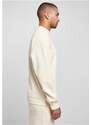 URBAN CLASSICS Mock Neck Crew - whitesand