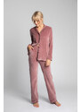 Kalhoty LaLupa LA008 Crepe Pink