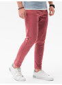 Ombre Clothing Pánské riflové kalhoty - červená P1058