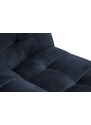 Královsky modrá sametová třímístná pohovka Windsor & Co Vesta 236 cm