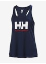 Tmavě modré dámské tílko Helly Hansen Logo Singlet - Dámské