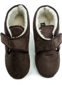 Rogallo 4372-008 hnědé pánské zimní papuče