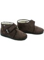 Rogallo 4372-008 hnědé pánské zimní papuče